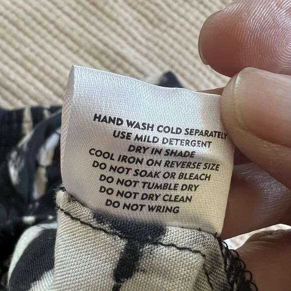 Style Park 1 Women Tie Dye Harem Style Jogger Pants One Size Boho Wide Leg Black - Picture 12 of 12